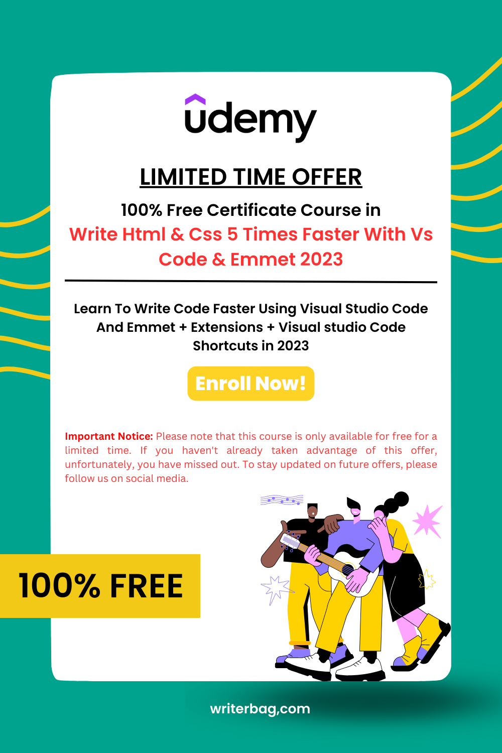 Online Course Write Html And Css 5 Times Faster With Vs Code And Emmet 2023